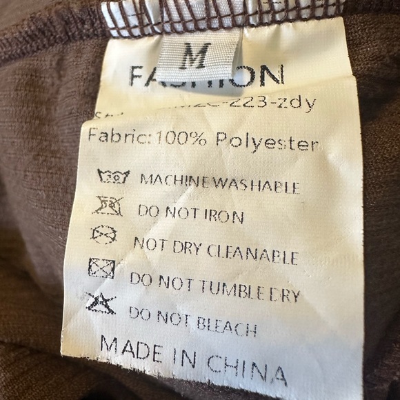 Brown Stretchy Corduroy Pants Size M - Picture 5 of 5